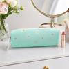 Waterproof Pencil Bag Flower Case, Large Capacity PVC Pen Pouch, Case Stationery for Students, School Supplies Organizer Long Compartment