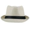 LNPBD Hot Unisex Women Men Fashion Summer Casual Trendy Beach Sun Straw Panama Jazz Hat Cowboy Fedora hat Gangster Cap