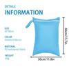 Waterproof Baby Diaper Wet Bag 30x40cm - Large Capacity Stroller Hanging Storage Bag