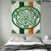 Celtic Football Club B Wall Hanging Printed Fabric Blanket Decorative Tapestries for Bedroom Living Room Home Decor