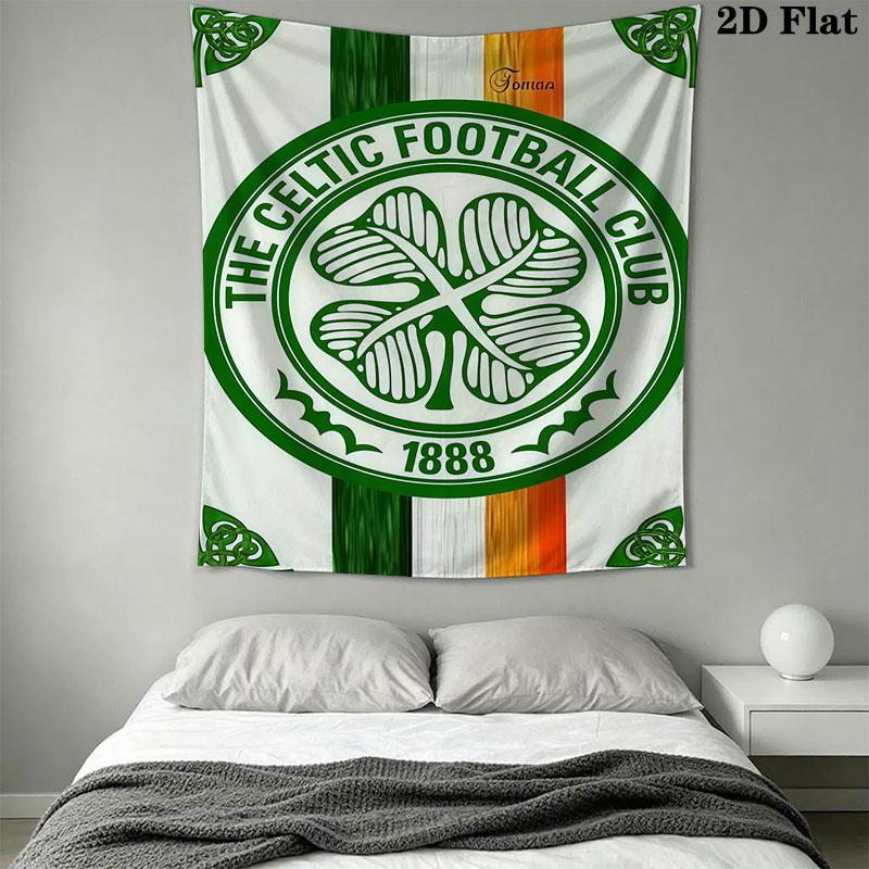 Celtic Football Club B Wall Hanging Printed Fabric Blanket Decorative Tapestries for Bedroom Living Room Home Decor