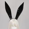 Leather Rabbit Ears Headband Handmade Sexy Bunny Ears Hairband Easter Halloween Cosplay Props Theme Hair Accessories