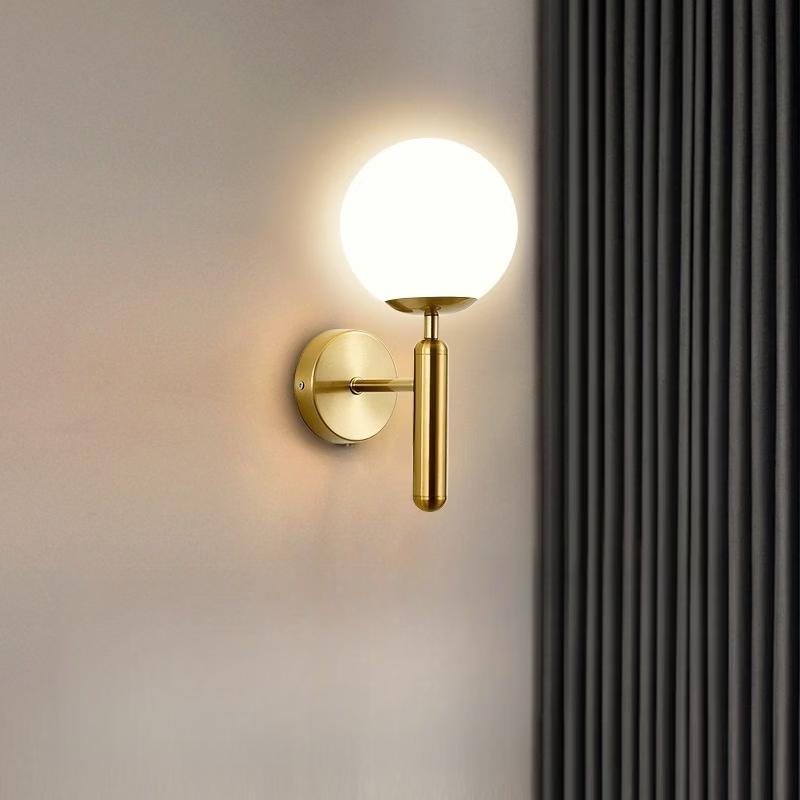 Elegant Gold Rechargeable Wall Lamp