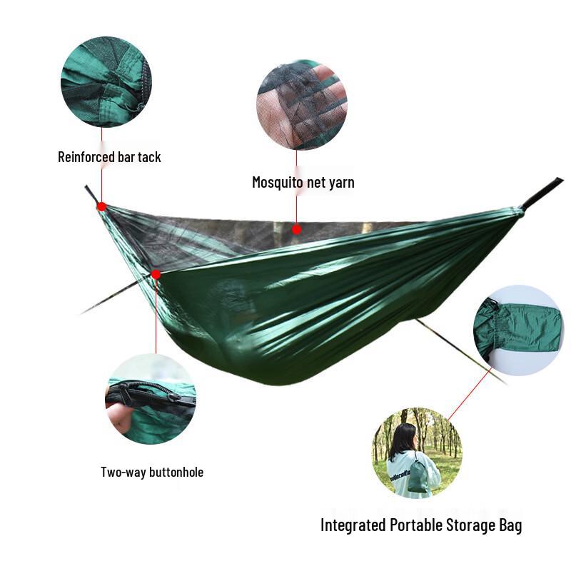 Lee Shen Outdoor Camping Hammock with Mosquito Net