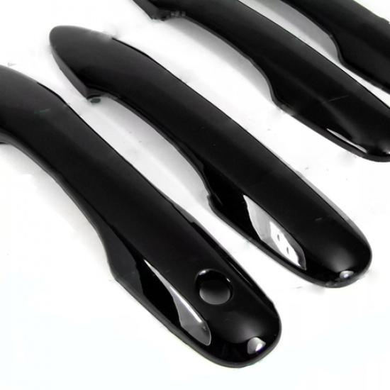 Glossy Black Side Door Handle Cover Trim For -2025 Toyota Corolla Sedan
