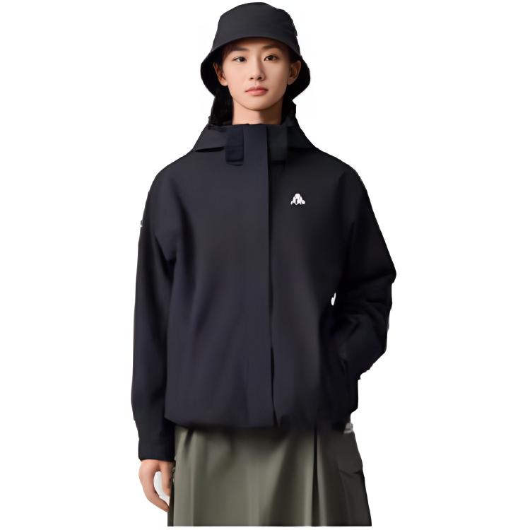 Anta Jaqueta Confortável Fashion Simples Casual com Letra Versátil à Prova de Vento Repelente à Água Quente Jaqueta Feminina 962546605-4