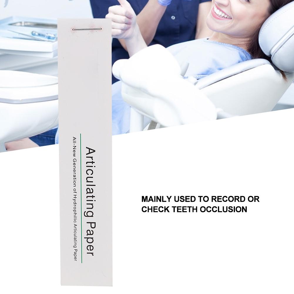 12pcs / Box Dental Articulating Paper Strips Dental Lab Tool Oral Teeth Care Material