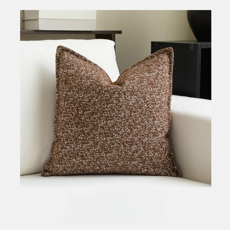 30x50/45x45cm Moderne Kissenhülle Leichter Luxus Weiches Leinen Braune Kissenhülle Kissenbezug Sofa Couch Büro Heimdekoration