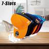 7-slot Convenient Storage Hat Rack Baseball Cap Display Rack Transparent Acrylic Home Wardrobe Hat Storage Store Decoration