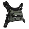 Men s Sports Chest Bag Running Mountaineering Portable Adjustable Large Capacity Breathable Quick dry Fabric Green One