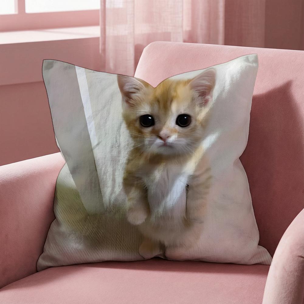 Popular emoticons animals Cushion Cover Multi-Scene Pillow Cover for Home & Car - Reversible, Soft & Durable for Daily Use