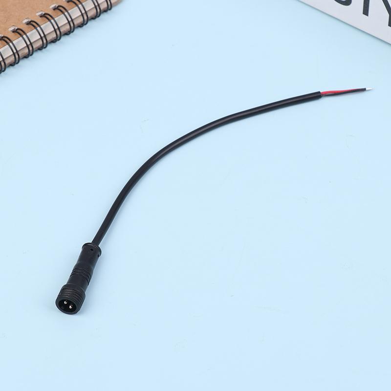 2Pin 3Pin 4Pin Male Cable Wire Plug Led Connector Jack Black Cable Wear Resistant Wire For Car Waterproof Socket Power Cord