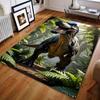 שטיח הדפסת טירנוזאורוס יער HD לחדר שינה סלון ליד המיטה ספה מחצלת רצפה עיצוב בית מודרני שטיח אזור גודל גדול