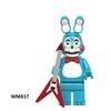 8Pcs FNAF Action Figure Toys At Five Nights Ornaments Assembled Toy DIY Model Game Peripheral Childrens Birthday Lovely Gifts
