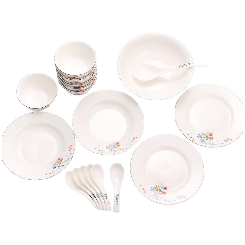 Picasso Friendship Flower 18-Piece Chinese Dinnerware Set