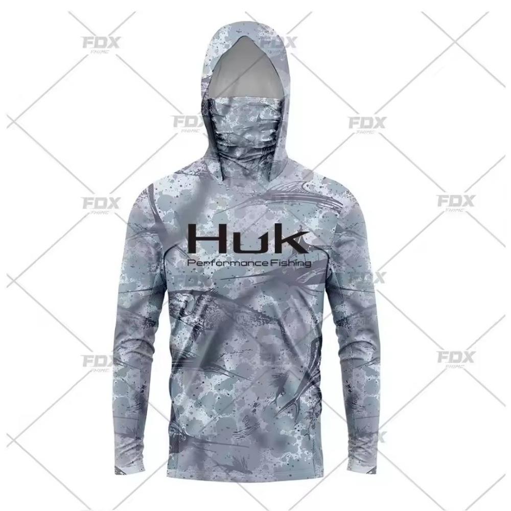 Long Sleeve Breathable Sunscreen Hooded Mask Fishing Suit Luya Fishing Suit XXS