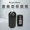 Wireless Horn Alarm With Remote Control 113dB Waterproof Anti-theft Motorcycle Scooter Vibration Alarm Bike Accessories