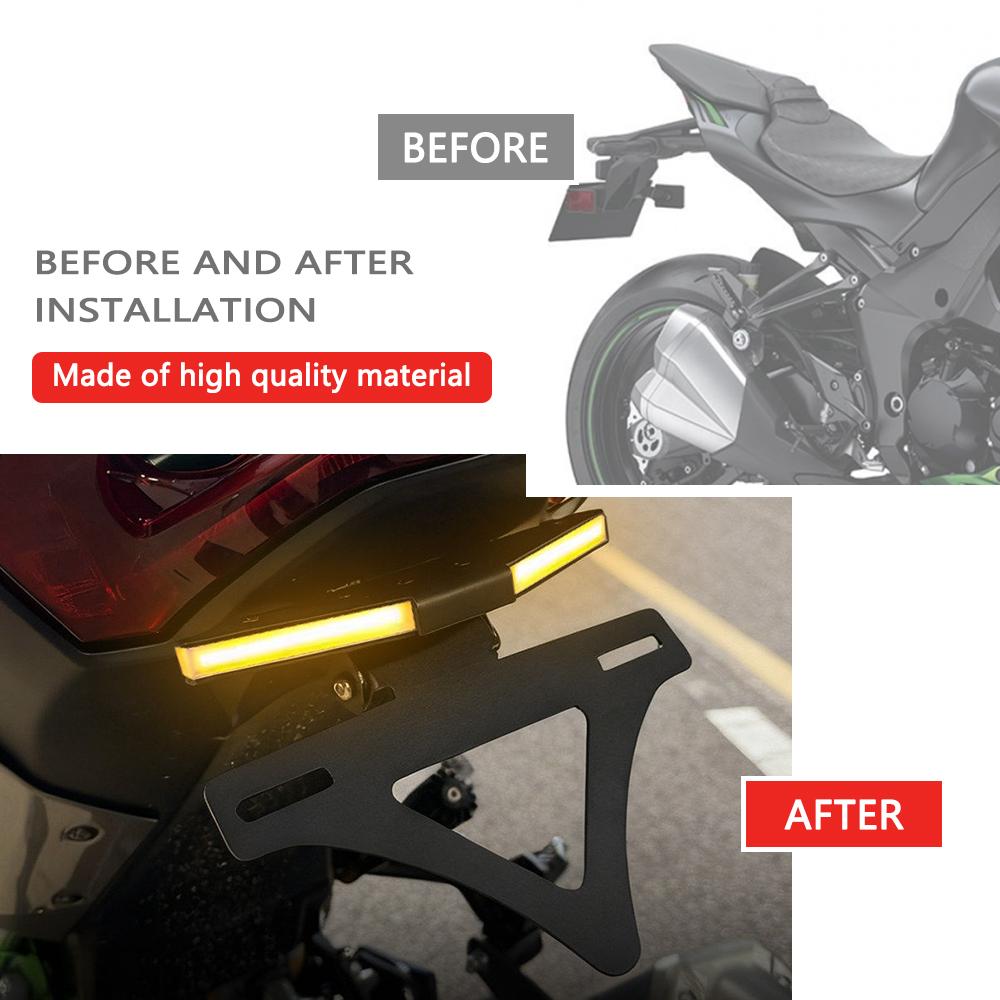 Motorcycles Accessories License Plate Holder Bracket Tail Tidy Fender Eliminator For Kawasaki Z1000 z 1000 2025Rear Tail Bracket