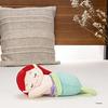MORIPiLO Ariel Body Pillow, Disney Sleeping Pillow (S), Approx. 30cm, Skin-Friendly Micro Fabric, Large Plush Toy, Green, Disney, Morishita Pillows