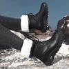 Woman Snow Boots Women Winter Shoes Waterproof Girl's Mid-Calf Boots Shoes Warm Plush Boots Womens Plush Size 42