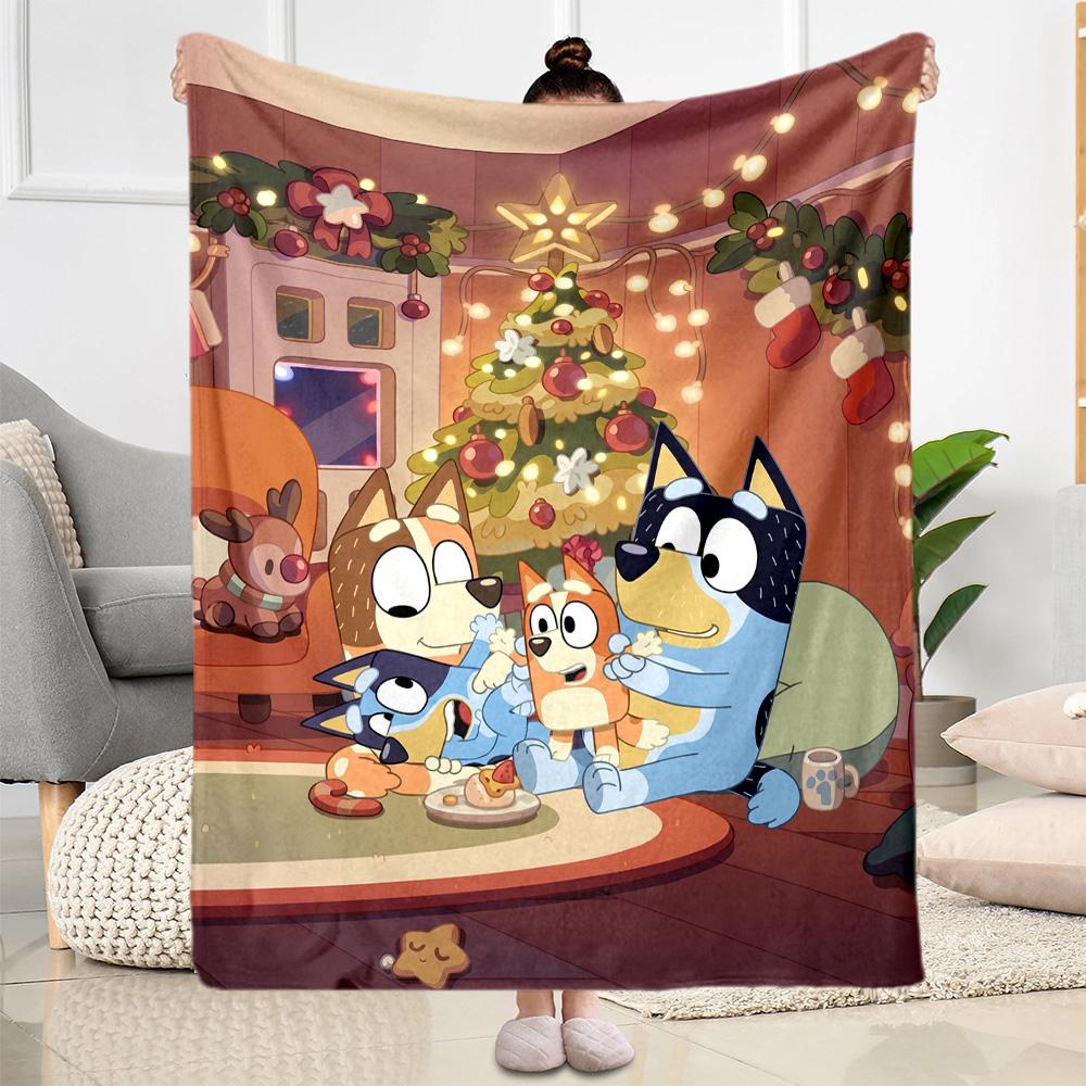 Bluey Bingo's Adventure Blanket Comfortable Great for Office Bedding Livingroom for All Occasions Stylish Decor Ideal Gift For Birthday Valentine'S Da
