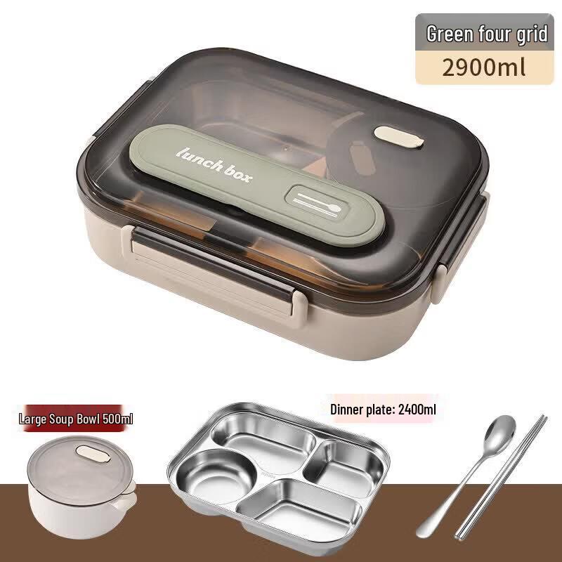 Qiwei Insulated 5-Compartment Stainless Steel Lunch Box