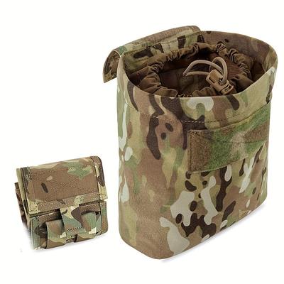 Taktická záchranná sumka na zásobníky Molle Skládací stahovací sumka na zásobníky Úložná taška Airsoft Lovecké doplňky