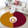 Galatasaray SK Round Area Rug,Carpet Rug for Living Room Bedroom Sofa Playroom Decor,Non-slip Floor Mat