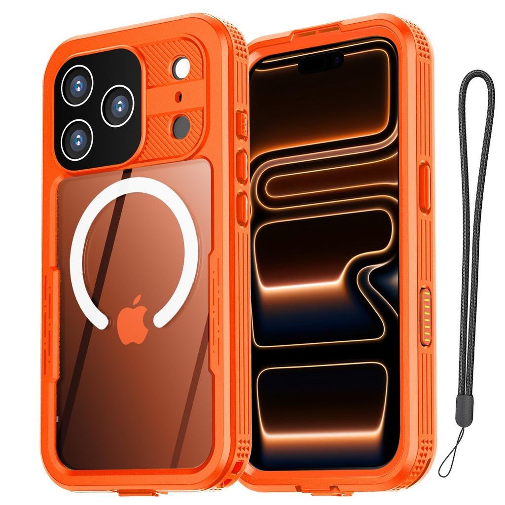 Waterproof IP68 Case for iPhone 17 Pro Max 17 Pro 16 Plus 16 Pro Max MagSafe Heavy-duty Shockproof Protection Magnetic Cover