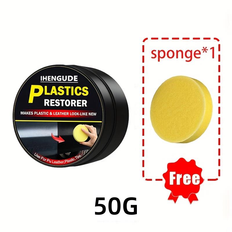 

Car Plastic Repair Agent, Car Interior Panel Refurbishment Wax, Coating for Leather, Plastic, and Rubber Polishing and Restoration, Car Mainten