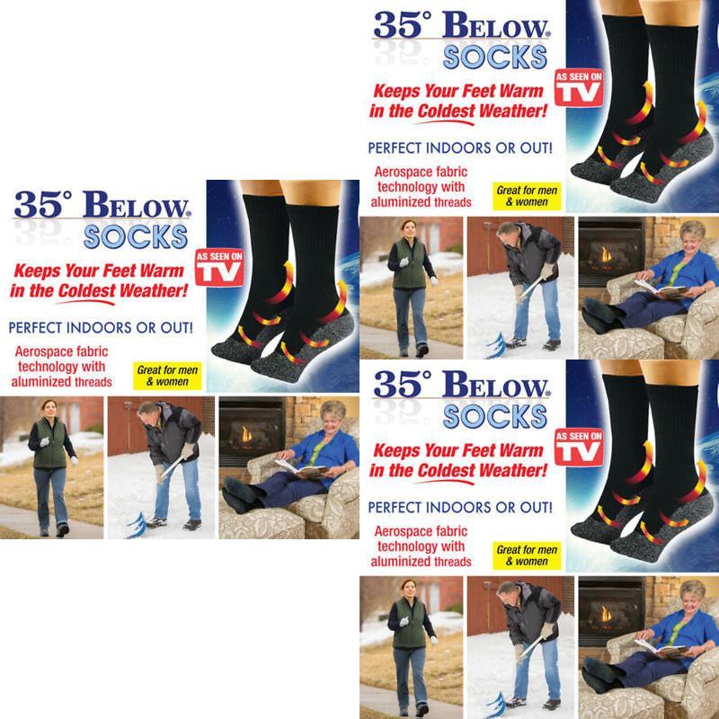 Cozy And Warm 35 Below Socks With Aluminized Fibers For Ultimate Comfort