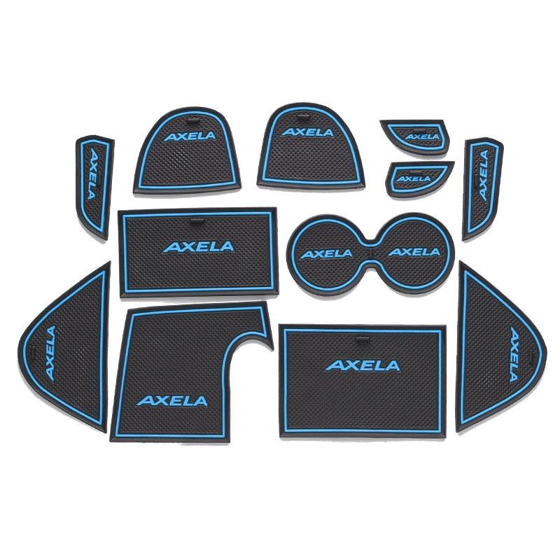 

Нескользящий коврик для внутренней двери, коврик для чашки, коврик для дверных ворот, коврик для M1azda 3 Axela синий