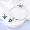 Green Series Copper Lucky Clover Avocado Cactus Spring Charms Beads 3Mm Diy Fine Jewelry Making