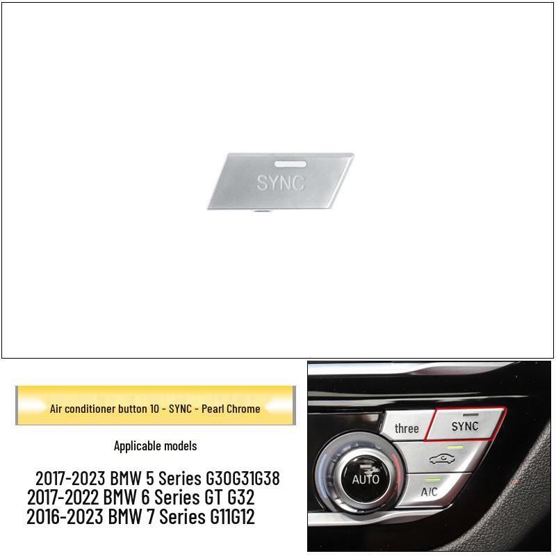 BMW 5 & 7 Series G30/G12 Air Conditioning & Fan Speed Adjustment Buttons for Center Console