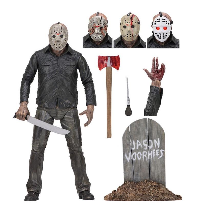 Neca Vineri 13 Ediție Deluxe Figurină de Acțiune Jason Model 7" PVC Horror Colecționabilă