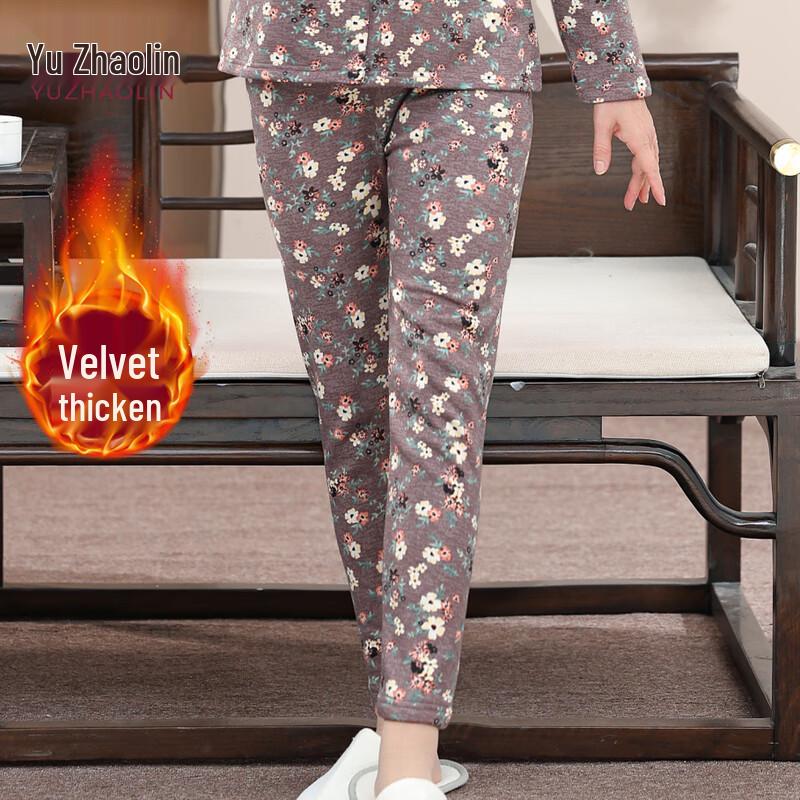 

YUZHAOLIN Women s Senior Plush-Lined Thermal Underwear Collection 4XL