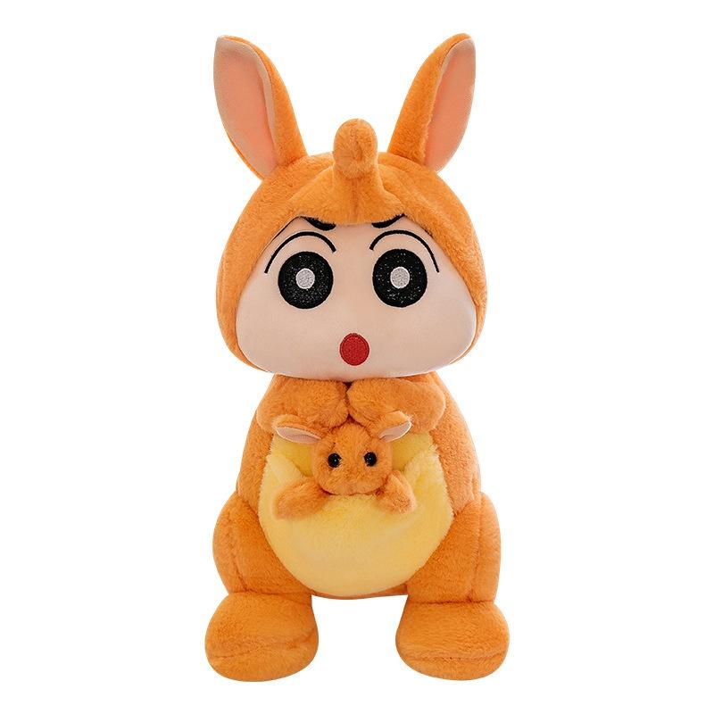 Creative Kangaroo Plush Toy Stuffed Animal Doll Soft And Huggable Home Decor Gift Characters)
