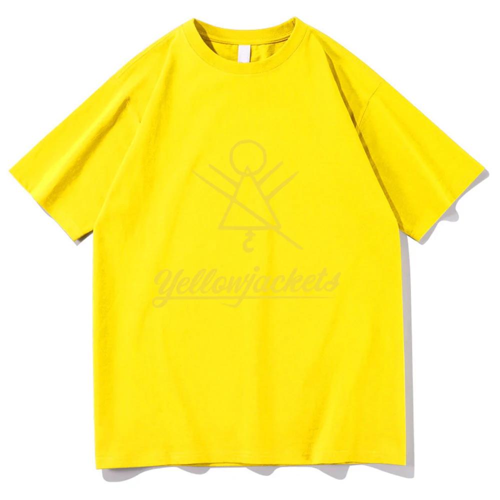 

Футболки WHS Yellowjackets Yellowjackets Сезон 3 Смешная мужская/женская одежда Эстетичные топы Одежда унисекс Футболка с графическим принтом 4XL