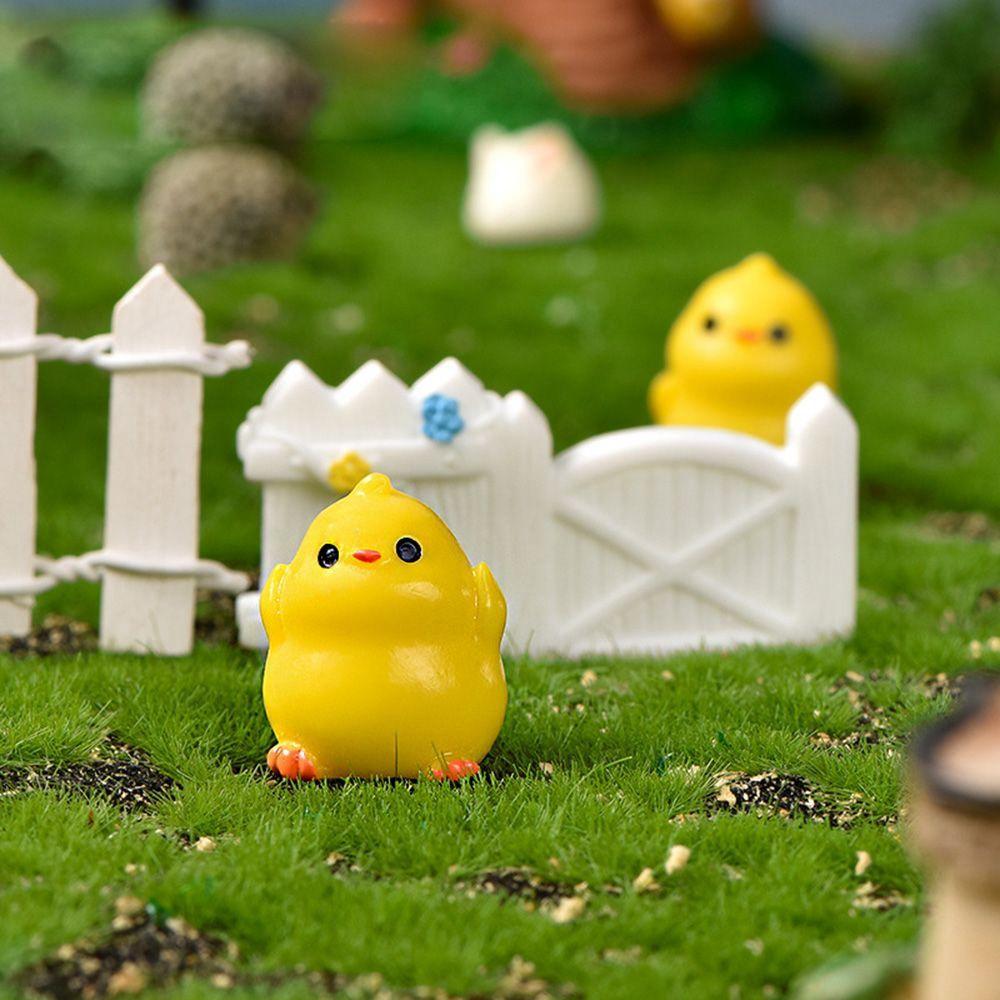 Decor Hen Chicken Miniatures Figurines Fairy Garden Ornaments Home Decorative Micro Landscape