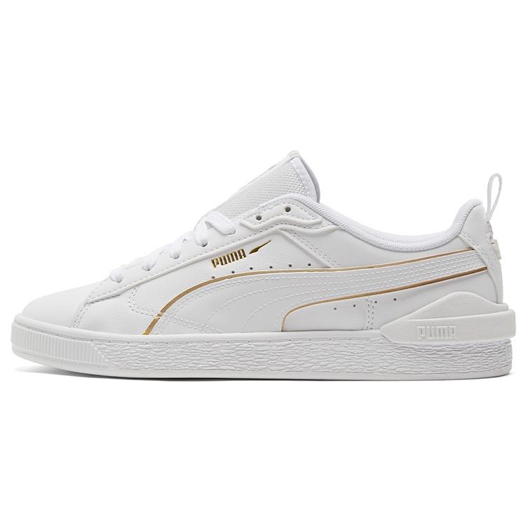 PUMA Suede Bloc  Liquid Metal - White Team Gold  Men s 381190-01 EU 36