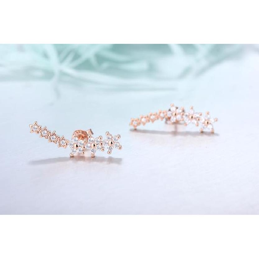 New 925 Sterling Silver Heart Stud Earrings For Women High Quality Exquisite Student Girlfriend Jewelry Accessories Heart GiftGood Product