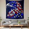 American Eagle Patriotic Design Patterned Tapestry Decorative Wall Hanging, Home Bedroom Living Room Decor