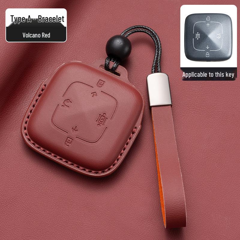 

Zeekr ZEEKR009 Key Case: Handmade Genuine Leather Unisex Protective Cover