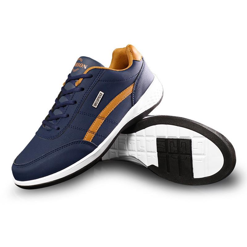 Men's Shoes Large Size Leather Sports Shoes Casual Student Board Shoes Running Shoes Size 48
