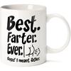 Fathers Day Funny Gifts for Dad Husband Him from Daughter Son Kids Wife - 11 OZ Ceramic Coffee Mug - Stocking Stuffers for Christmas Xmas,Birthday,