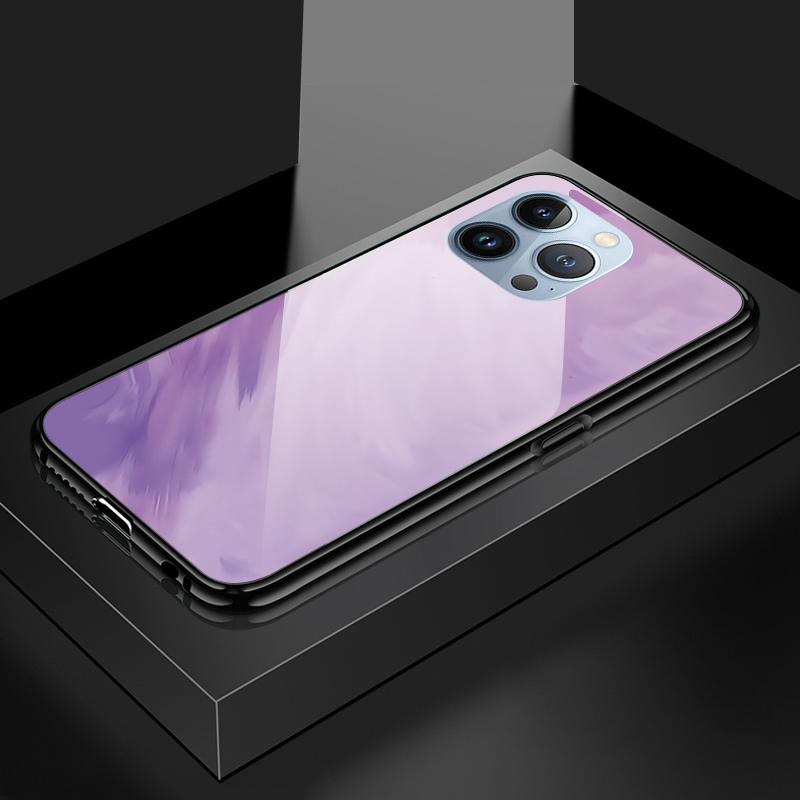 Tempered Glass Phone Case For OPPO Reno13 Reno14 Realme 11 12Pro 14 GTNeo6 C21Y C53 C75 OnePlus Nord2 NordCE3Lite Soft Edge Shockproof Smooth Shell