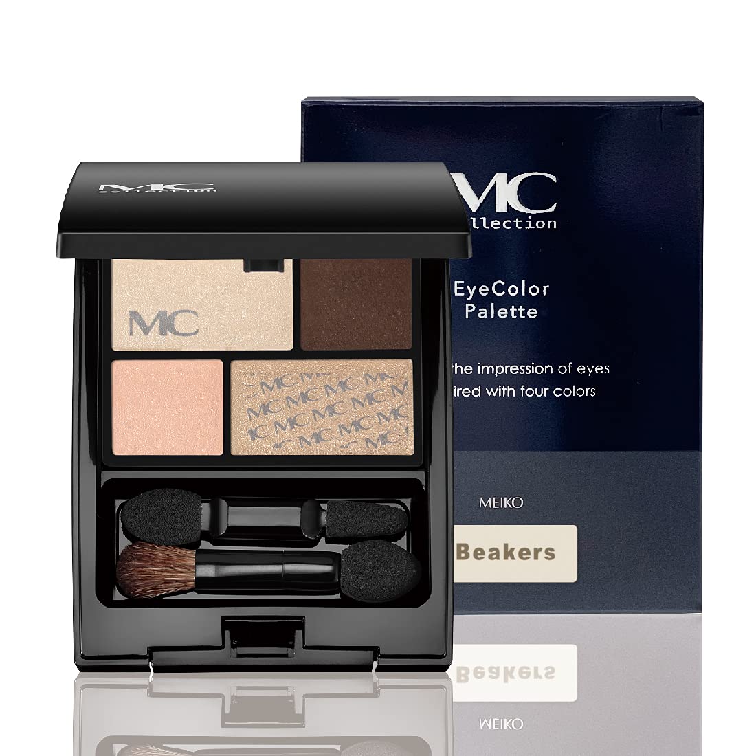 

Beakers MC Collection Eye Color Palette No. 1 Beige Brown (Eyeshadow, Beige, Brown, Highlight, Gold, Natural, Pearl)