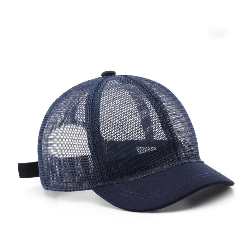 

Mesh Baseball Cap for Men Women Breathable Summer Hat Lightweight Trucker Cap Adjustable Sun Hat with Quick Dry Design Adjustable&Adult темно-синього кольору