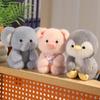 TreasuringU  New 15cm Mini Plush Toys Cute Animals Stuffed Dolls Cartoon Animals Plushie Toy Birthday Gifts