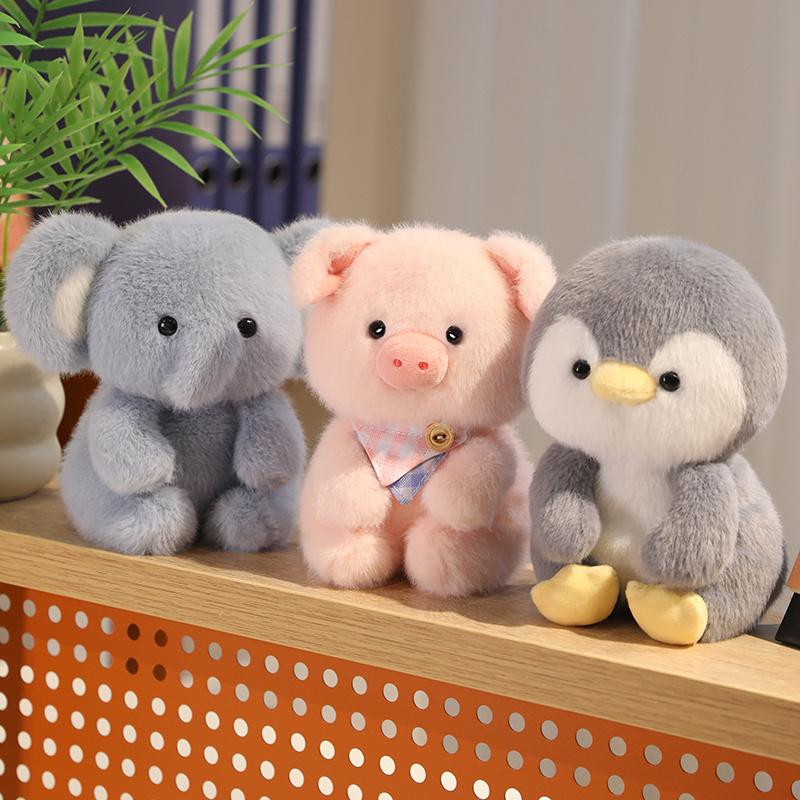 TreasuringU New 15cm Mini Plush Toys Cute Animals Stuffed Dolls Cartoon Animals Plushie Toy Birthday Gifts